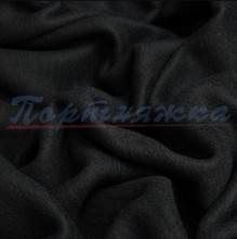 ФЛИС - Трикотаж костюмный 430г/п.м. полартек №017, черный (1метр) ш.150см, м